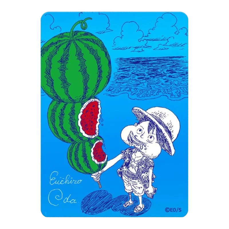 One Piece MetaKira Luffy Card Watermelon Natsu Comi 2026 Japan Promo (Bokning)