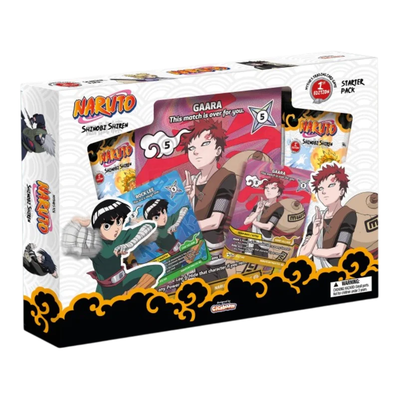 Naruto Mythos TCG: Shinobi Shiren Set 2 Special Pack 1st edition Gaara & Rock Lee Starter Pack (FÖRKÖP)