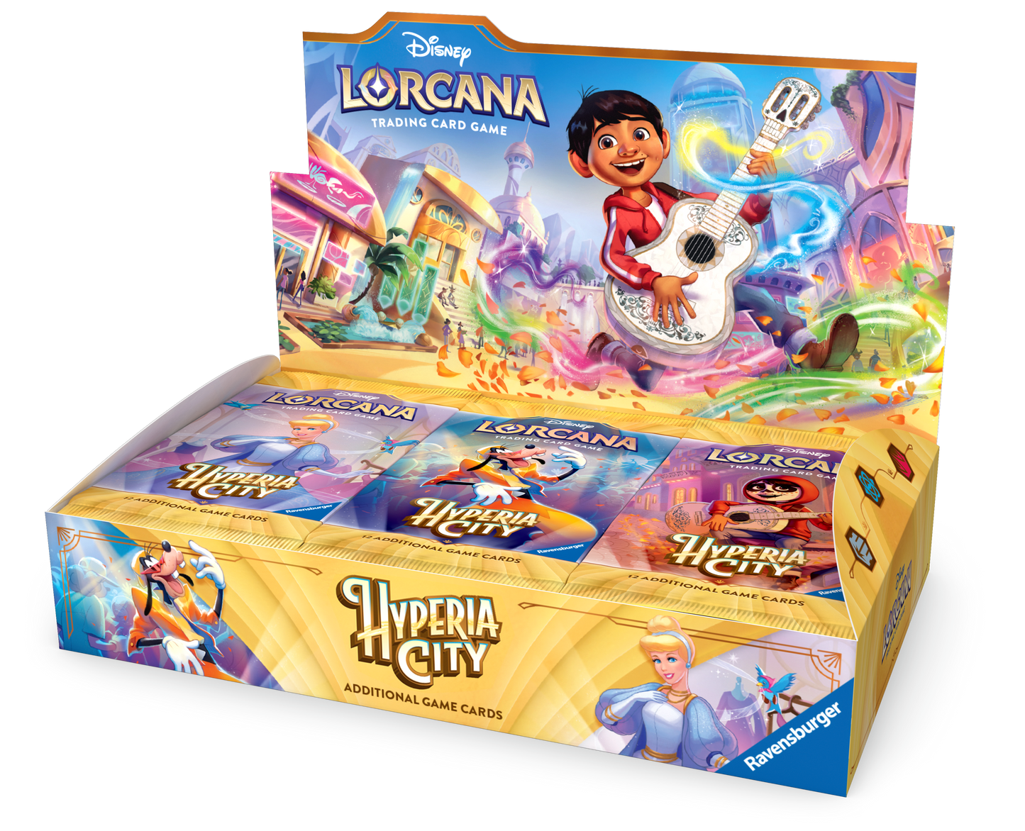 Disney Lorcana Hyperia City Booster box (24 Boosters) (FÖRKÖP)