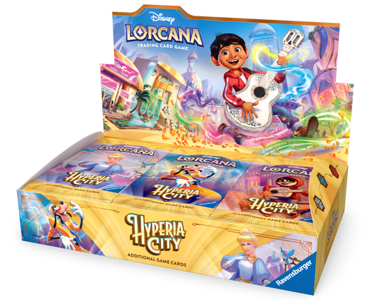 Disney Lorcana Hyperia City Booster box (24 Boosters) (FÖRKÖP)