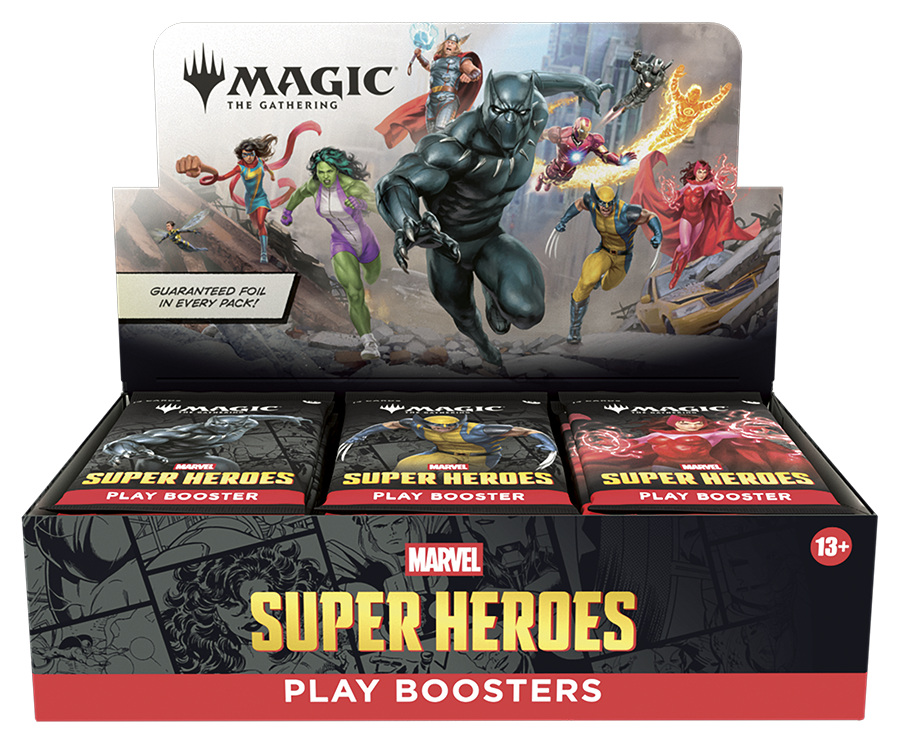 Magic The Gathering: Marvel Super Heroes Play Booster Display (30 Boosters) (ENG) (FÖRKÖP)