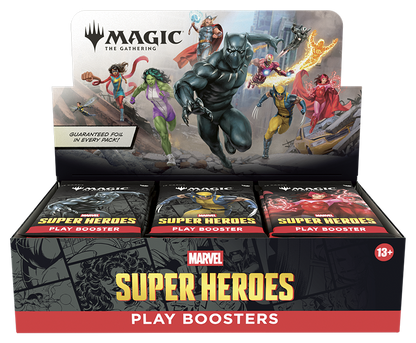 Magic The Gathering: Marvel Super Heroes Play Booster Display (30 Boosters) (ENG) (FÖRKÖP)