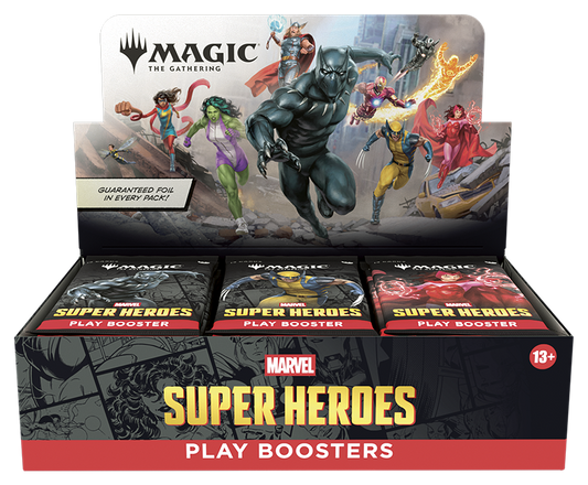 Magic The Gathering: Marvel Super Heroes Play Booster Display (30 Boosters) (ENG) (FÖRKÖP)