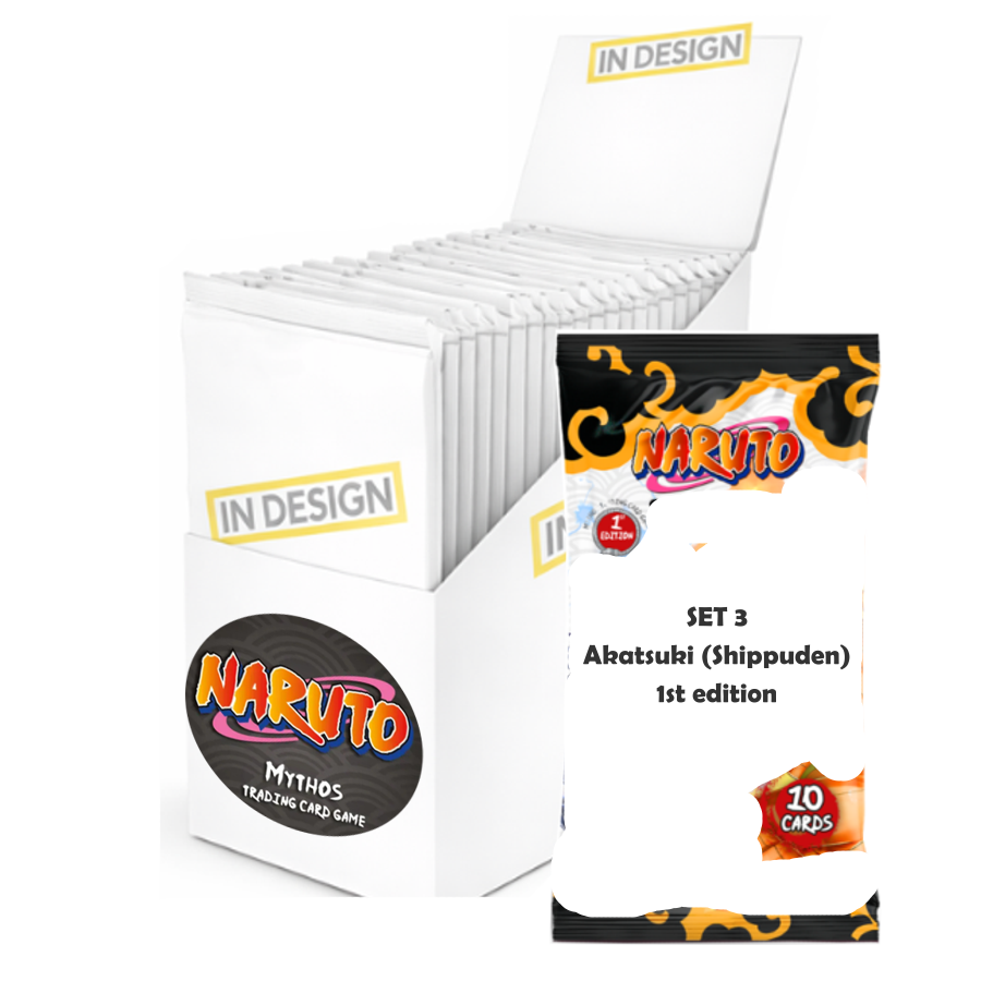 Naruto Mythos TCG: Akatsuki Shippuden Set 3 Booster Box (First Edition) (ENG) (FÖRKÖP)