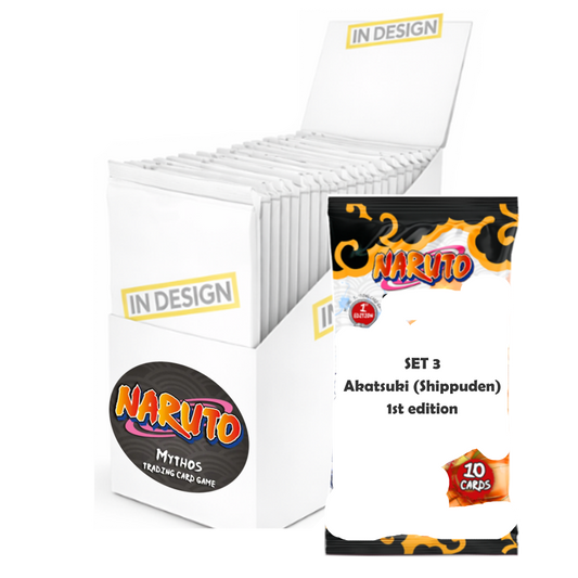 Naruto Mythos TCG: Akatsuki Shippuden Set 3 Booster Box (First Edition) (ENG) (FÖRKÖP)