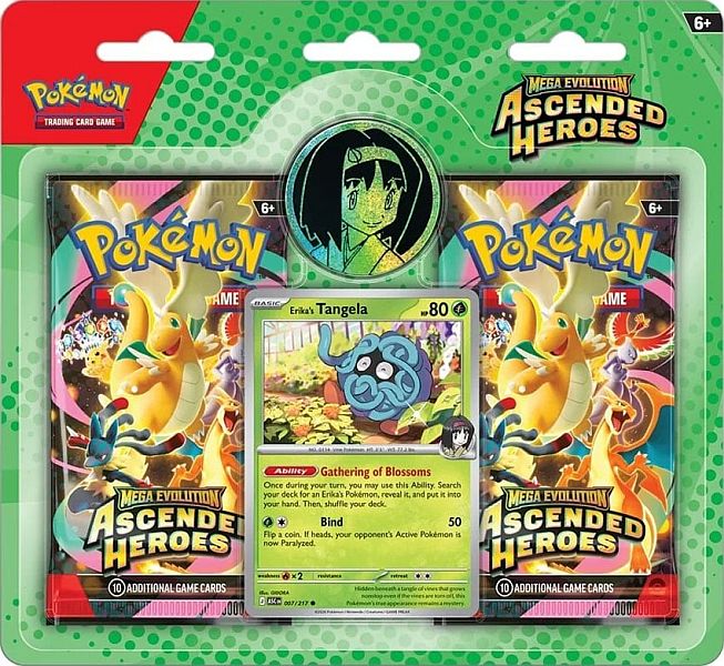 Pokemon Mega Evolution Ascended Heroes 2-Pack Blister