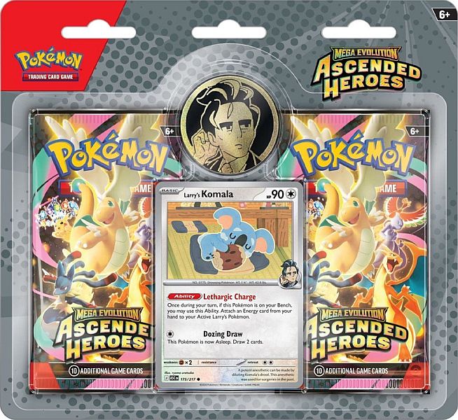 Pokemon Mega Evolution Ascended Heroes 2-Pack Blister
