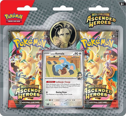 Pokemon Mega Evolution Ascended Heroes 2-Pack Blister